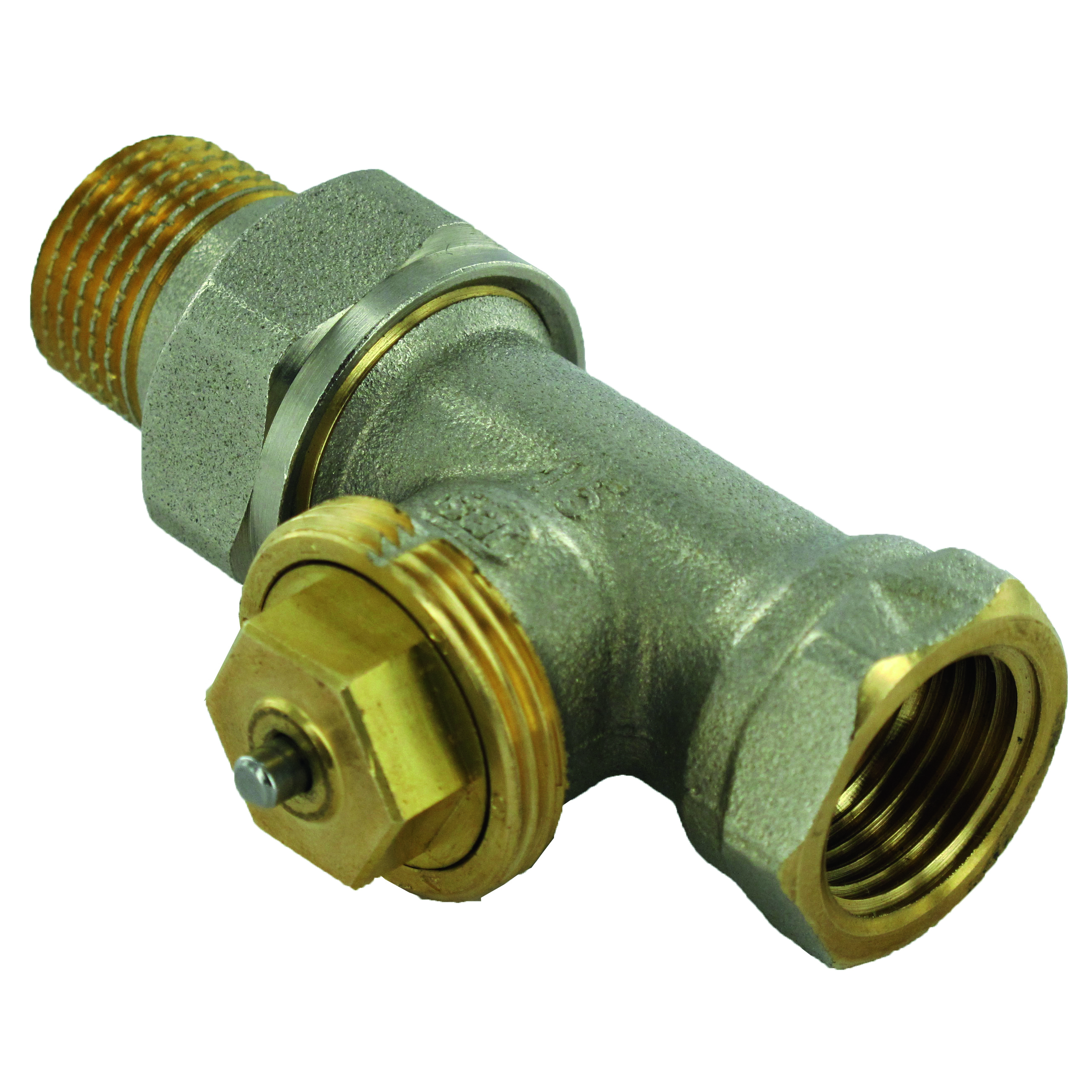 R809603 Straight 3/8" - 3/8" fixed Kv thermostatic valve M28 metal / metal NF