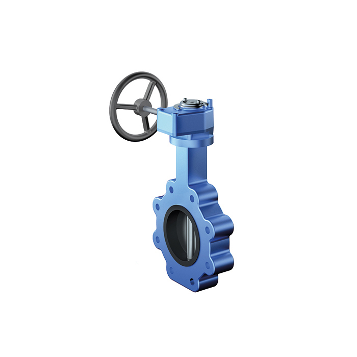 NexusValve Brevis with flange connection and manual gear